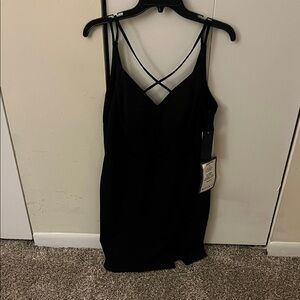 City Studio Black Backless Dress
